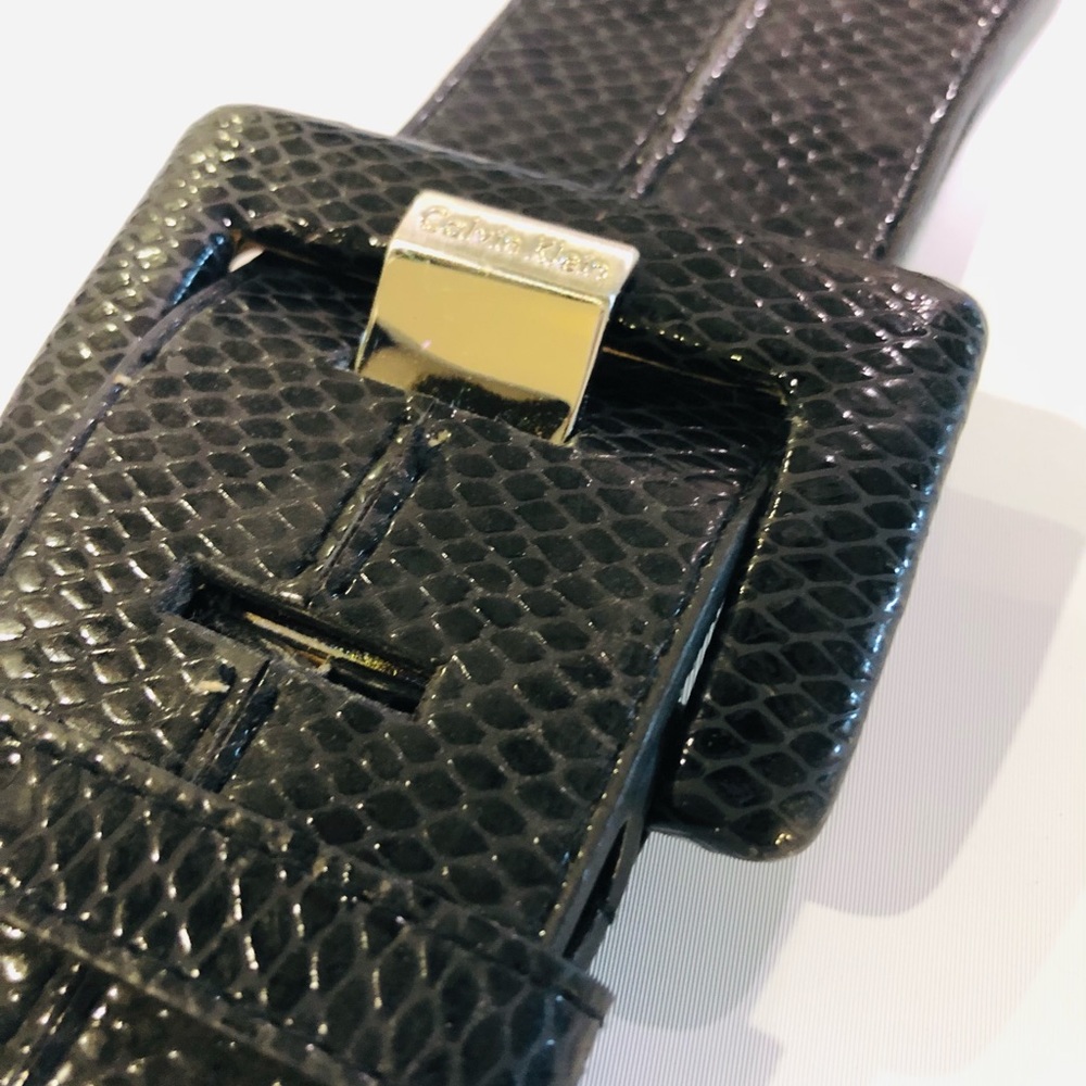 Calvin Klein | Black Elastic Stretch Belt
